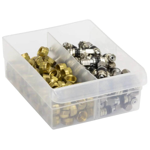 Length Dividers For Plastic Storage Drawers And Cabinets, 6 Pack Clear, Create Custom Compartments For Craft And Hardware Cabinets.