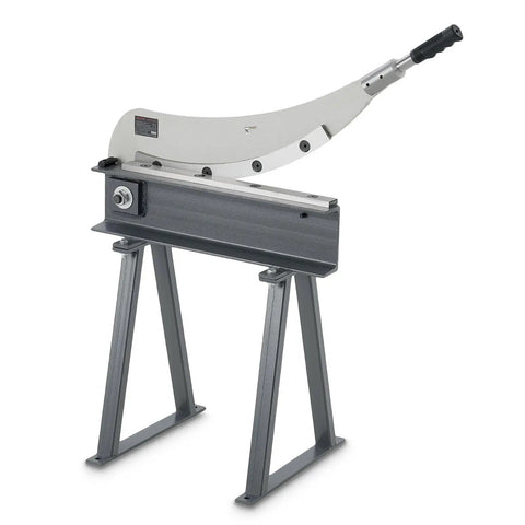 20 Inch Guillotine Shear Benchtop Cutter Manual Plate Shear For Metal Sheet Processing Pro Grade Heavy Duty Stand Included