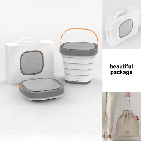 No Sweat Compact Washer And Dryer Combo With Foldable Stand And Smart Touchscreen Controls Semi Auto Quick Spin Routine in stylish packaging.