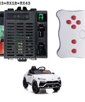 12 Volt Bluetooth Receiver Control Box Conversion Kit For Power Wheels Ride On Cars RX18 RX23 RX43 CE 2.4G Wireless Remote