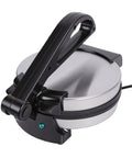 Perfect Nonstick Electric Tortilla Maker With Large 20.5 Cm Heating Area For Homemade Flatbreads And Quesadillas Features Auto Temperature Control making family meals easy peasy with us plug included.