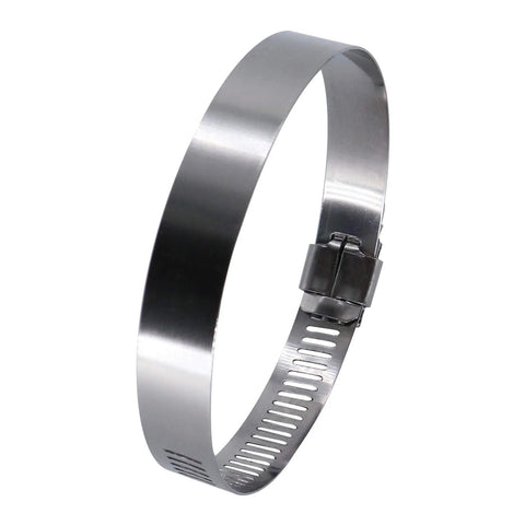 Roadformer 3.5-inch stainless steel worm-gear hose clamp, 1/2-inch band, SAE 56, 78–102mm, 10-pack