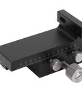 Ultra Precise Linear Stage Manual Sliding Table Made From Lightweight Aluminum Alloy ZDTLS80, side view showing adjustment knobs