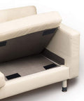 2x4 Inch Self Adhesive Hook And Loop Tape Set used on a couch for no drill needed, easy peel and stick wall mounts for lightweight items.