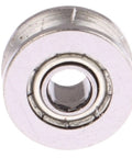 10 Pack V624ZZ V Groove Sealed Ball Bearings 4X13X6MM showing a close-up of a metal bearing with a central hole, ideal for smooth motion.