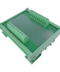 72x100mm DIN Rail Mount PCB Board for Arduino DIY Projects with Easy Soldering Insulated Holes and Dual Pitch Terminals