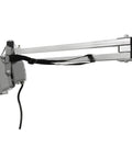 Adjustable Aluminum Swing Arm Led Industrial Work Light 2250 Lumens For Workshop Garage Shop Race Trailer And Warehouse 120 Volt Heavy Duty