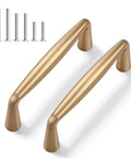 Champagne bronze cabinet pulls, zinc alloy, with screws, from 30 Pack Champagne Bronze Cabinet Pulls 3 Inch Hole Centers 3-3/8 Inch Overall Length