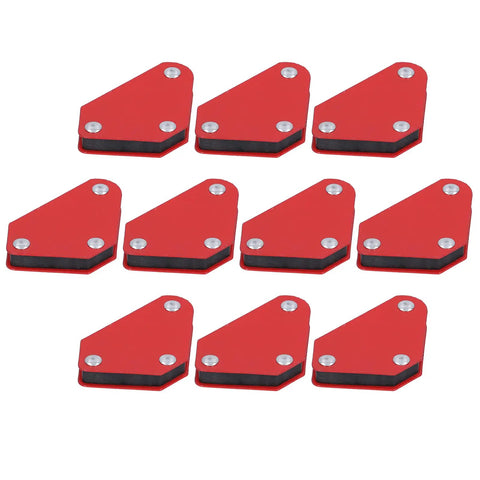 Super Cool Mtlavishness Welding Magnet Set With 10 Pcs Multi Angle Fixed Soldering Tools featuring red magnets for 45, 90, 135 degree angles.