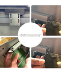 5V Precision Linear Scale Encoder With Stainless Steel Body 700mm Working Length Mounting Brackets At Both Ends LCD Readout
