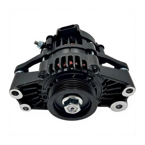 Front view of 12V 85A Marine Alternator Replacement for Mercury Verado 200 HP EFI V6 4 Stroke 3.0L 8SI 8600766 8M6005723