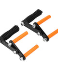 Rugged Five Millimeter Steel Drywall Carrier And Plywood Lifting Clamp With Hella Grippy Handle Adjustable Panel Puller Tool for doors on a white background.