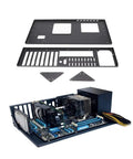 Open Frame Gaming PC Case For ATX And ITX Motherboards DIY Friendly 305 By 245Mm Fit One SSD And One HDD Bay Open Chassis