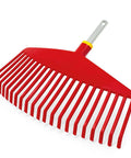 Multi Change Leaf Rake Head For Lawn Care Tools Red 46.5 X 6.5 X 4.2 Cm Durable Tool Head With Tough Tines