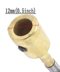 Hella Sturdy Metal Flexible Shaft Cable For Bench Grinder And Drill Press Making It Easy To Reach Tight Spots opening of 0.5 inch