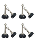 No More Dancing Tables Heavy Duty Adjustable Furniture Levelers 8 Pack M12 Threaded Base Glides for stability and floor protection.