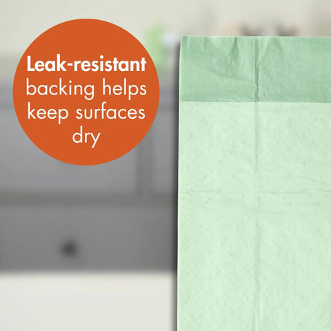 Ultra Dry Quick Change Underpads 30 By 36 Inches 100 Count with leak-resistant backing for moisture protection.