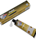 Black Heavy Duty Filler And Seam Sealer Tube 4 Oz Superior Adhesive Patching Material For Holes Cracks In Steel Wood Plastic Strengthens Weakened Metal Straight Up Dead Nuts Formula in packaging with applicator tip.
