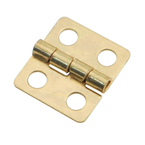 Gold Mini Metal Hinge Set 30Pcs 13x12mm Vintage Butt Hinges With Screws For Wooden Boxes Crafts Jewelry Boxes Chests Photo Frames DIY Hardware Accessories
