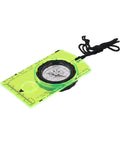 Stay On Track Hiking Compass With Acrylic Baseplate And Ruler Scale, 360 Degree Bezel And Azimuth Bearing For Accurate Orienteering, Green