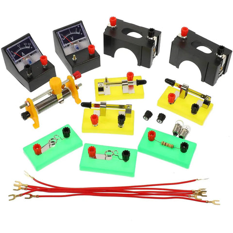Physics Learning Kit For Electricity Experiments Set For School Science Education And Home Lab Use