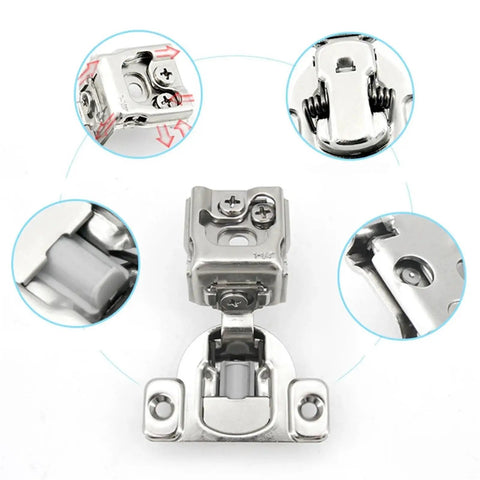 Soft Close Hydraulic Hinges With Short Arm For Furniture Cabinets And Cabinet Doors, Smooth Self Close, Durable Home Improvement Hardware