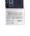 Close-up of 12V DC 1/8 Inch NPT 2 Way Normally Closed Solenoid Valve For Air Systems with aluminum body and model details visible