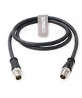 M12 X Code 8-Pin Male To Male Ethernet Cable Cat7e Gigabit Shielded IP67 Waterproof for industrial cameras, 2m length