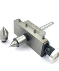 Pro Grade Taper Turning Attachment for Lathe Tailstock MT3 Morse Taper with Live and Dead Center Options, precision cast iron and tool steel.