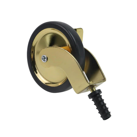 3 Inch Furniture Casters Wheels Vintage Antique Swivel Caster With Brake Gold Finish 4 Pieces Moving Caster Wheels For Office Furniture On Wood Tables Chairs Cabinets Pianos