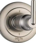 Brushed Nickel 6-Setting Shower Diverter Trim Kit, Valve Not Included, Easy Install for a Quick No-Brainer Shower System Setup, T11959-SS