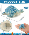 Snazzy Sea Turtle Toilet Bolt Covers Two Pack Ceramic Screw Caps For Bathroom Bowl Anchor Nuts No Sweat Swap Restroom Floor Hardware Total Bathroom Vibe Upgrade, showing size dimensions and hand for scale.