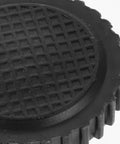 Close-up of Heavy Duty M8 Screw On Rubber Furniture Levelers Four Pack with solid grip surface for anti-slip use.