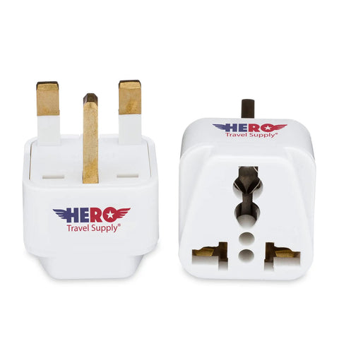 Universal Travel Adapter Kit For US To Italy Type L Grounded 3 Pack With Lifetime Replacement Guarantee and lightweight design