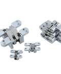 Beefy Hidden Gate Hinge with stainless steel construction and invisible concealed barrel design for 180-degree folding.
