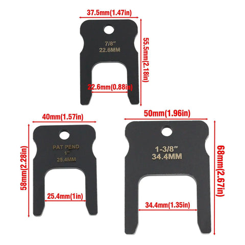 Heavy Duty DEF Disconnect Tool Kit for Diesel Exhaust Fluid Lines Multi Size Urea Connector Dimensions