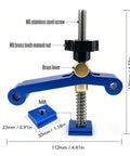 Heavy Duty T Track Clamps With Spring Nut Offer Adjustable Pressure Plate Slider For Woodworking And Metal Milling Tables Featuring 100mm Clamping Range to showcase detailed components.