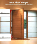 Hidden Bookcase Door Hinges That Pivot Smoothly For Secret Passages Stainless Steel Heavy Duty Invisidoor System With Screws.