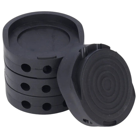 4 Pack Height Adjustable Furniture Feet Pads Set Made From Plastic Resin Fiber With TPU Glue For Strong Load Bearing And Anti Vibration