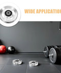 Beefy Aluminum Alloy Pulley Kit 2 Pack, Quiet Gym Cable Pulley Roller For Home Gym Weight Lifting, Garage Doors And Clothesline Setup, Heavy Duty Bearing Wheel, Durable Fitness Pulley System For Cable Machines on gym floor