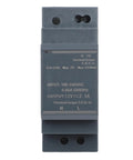 Solid As A Rock Din Rail Power Supply 12 Volt 2.5 Amp 24 Watt Industrial Switching Adapter front view with specifications on the casing.