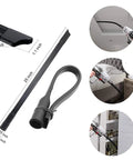9 Piece Vacuum Attachment Set For Shop Vac With Two And A Half Inch To One And A Quarter Inch Adapter Flexible Crevice Tool
