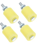 Heavy Duty Sliding Gate Guide Rollers Set Nylon Gate Wheels For Smooth Quiet Operation 4 Pcs Gate Roller Replacement