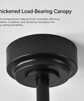 YPDJVLTI 45-52Inch Ceiling Fans Lights Ceiling Lamp thickened load-bearing black canopy with smooth finish.