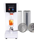 Straight Up Game Changer 51MM Hand Press Tin Can Seamer And Vacuum Food Heat Sealing Machine with display and sealed can.