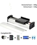 Beefed-Up Enclosed Linear Guide Replacement Actuator Module With Ball Screw Slide Table For Nema34 Motors, Precision CNC Linear Motion System For Industrial Production And Heavy Load Positioning, 80kg horizontal