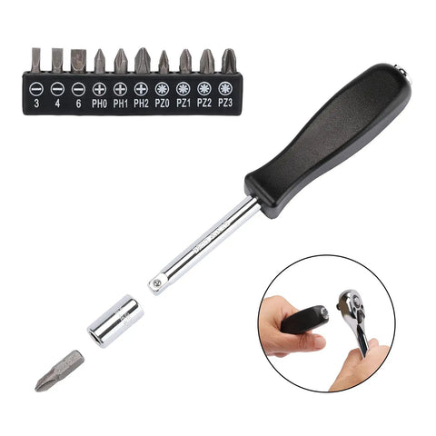 62 Piece One Quarter Inch Drive Master Socket Set With Ratchets CR V Steel SAE And Metric Sockets screwdriver and bits