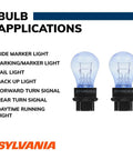 Bulb applications for 3157 SilverStar Mini Bulbs Brighter White Light for Daytime Running Lights and Backup Reverse Lights Two Pack