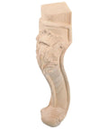 4 Pieces Carved European Style Solid Rubber Wood Furniture Legs For Couch Table Cabinet And Chair Replacement Easy Install
