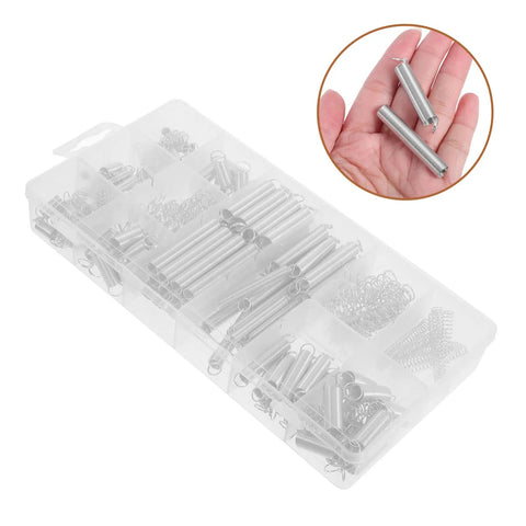 Get That Pro Tool Vibe With These 200 Pcs Assorted Springs Including Compression And Extension Options For DIY Repairs, Home Fixes, Auto Jobs, And Mechanical Tasks A Must Have Portable Hardware Kit Built To Last. 200 pcs steel springs in organizer box